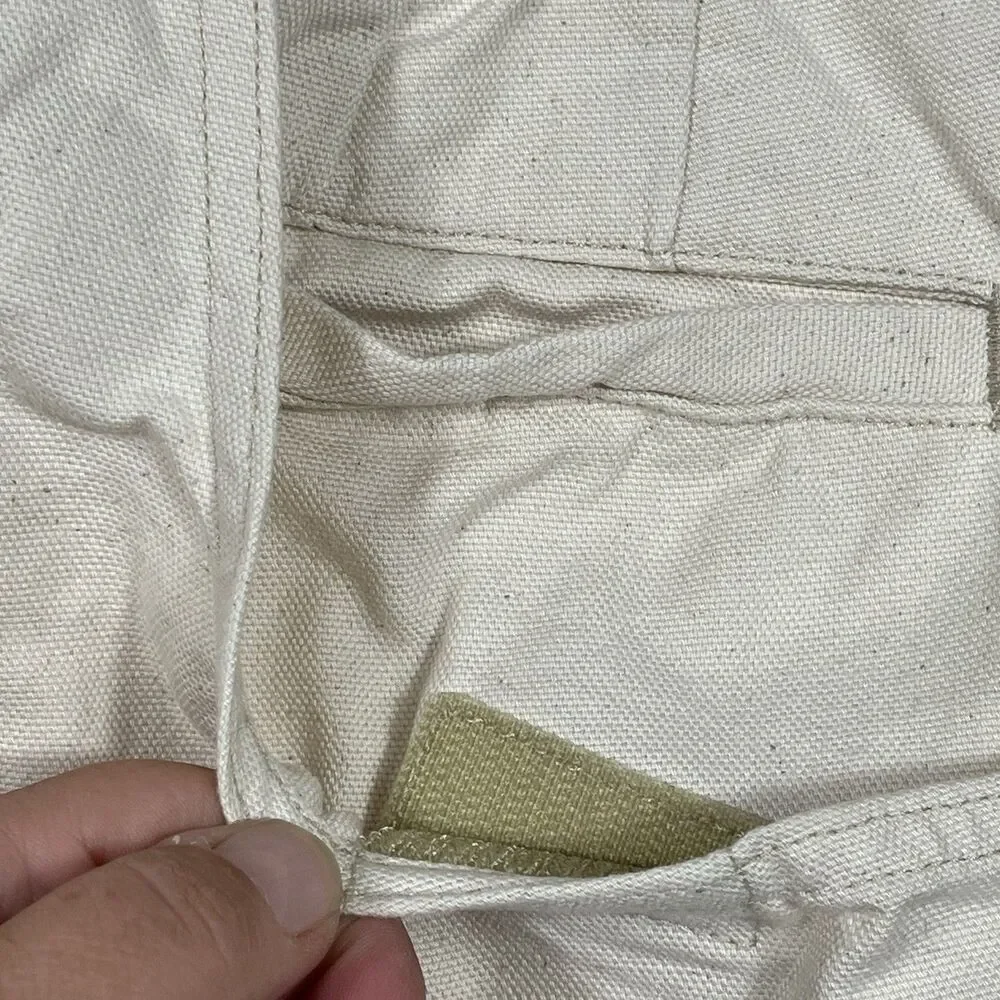Patagonia Heritage Stand Up Shorts Mens 32x7 Undyed Natural Canvas Hiking Beige